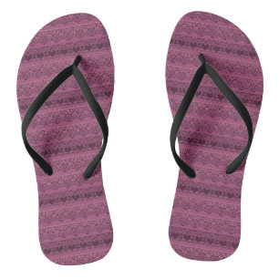 Antike Spitze rosa braun Lochmuster zur Dekoration Badesandalen