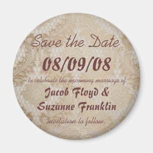 Antike Spitze - Save the Date Magneten Magnet