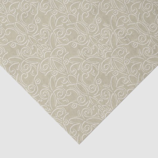 Antike Spitze Seidenpapier (Ausschnitt)