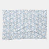Antike Spitze - weiß und blau Handtuch (Horizontal)
