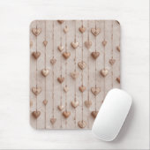 Antike Spitzen-Herzketten Mousepad (Mit Mouse)