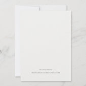 Antike Spitzendeckchen-Foto-Hochzeit Save The Date (Rückseite)