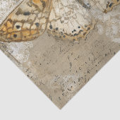Antike Spitzenschmetterling Seidenpapier (Ausschnitt)