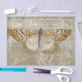 Antike Spitzenschmetterling Seidenpapier (Handwerk)