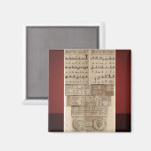 Antike Sprachen Magnet (Vorderseite/Rückseite)