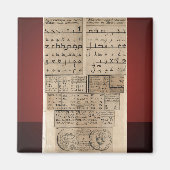 Antike Sprachen Magnet (Vorne)