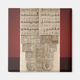 Antike Sprachen Magnet