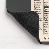 Antike Sprachen Mousepad (Ecke)
