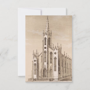 Antike St. Nikolaus-Kirche Religiöse Karte