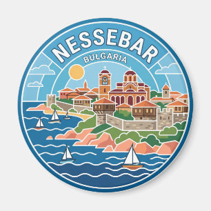 Antike Stadt Nessebar Bulgarien Magnet