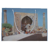 Antike Stadt Samarkand (von Vasily Vereshchagin) Große Geschenktüte (Rückseite)