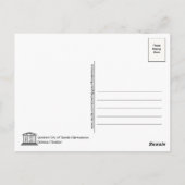 Antike Stadt Tauric Chersonese Ukraine Postkarte (Rückseite)