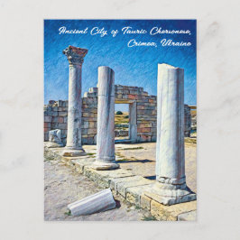 Antike Stadt Tauric Chersonese Ukraine Postkarte