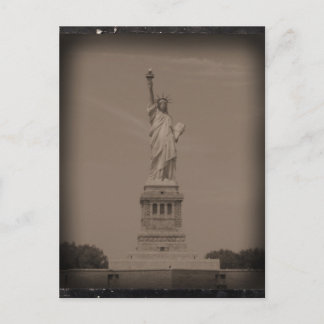 Antike Statue des Freiheitsfotografen Postkarte