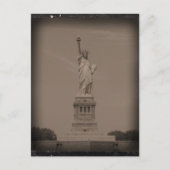 Antike Statue des Freiheitsfotografen Postkarte (Vorderseite)