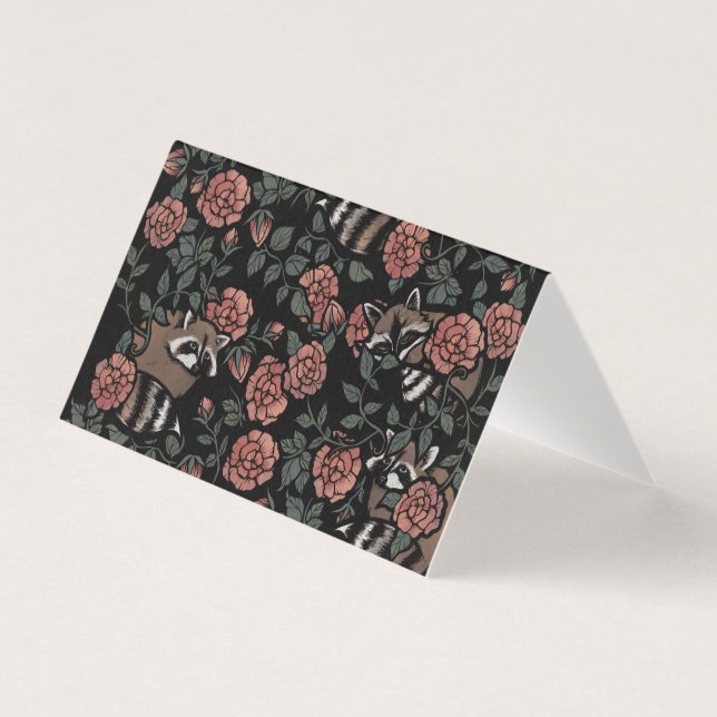 Antike Staubige Rosen Waschbären  (Vorderseite)