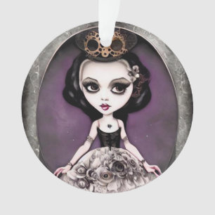 Antike Steampunk-Prinzessinnenpuppe Ornament