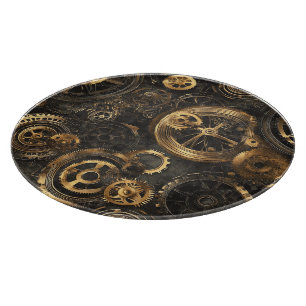 Antike Steampunk-Schneidbrett Schneidebrett