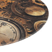 Antike Steampunk-Schneidbrett Schneidebrett (Ecke)