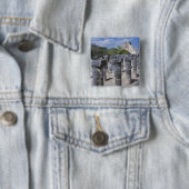 Antike Steinpfeiler in Chichen Itza. Zentral Button (Beispiel)