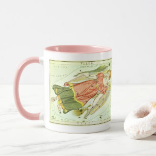 Antike Sternzeichen Astrologie Jungfrau Konstellat Tasse