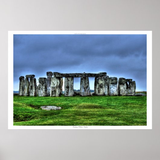 Antike Stonehenge Stehend Stones England Poster (Vorne)