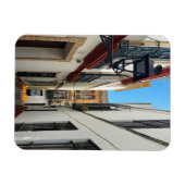 Antike Straße in Sevilla, Spanien, Reise Magnet (Horizontal)