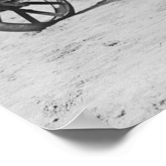 Antike Straßenbauausrüstung der 20er Jahre Poster (Ecke)