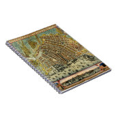 Antike Straßenkarte Amsterdam, Niederlande Notizblock (Rechte Seite)