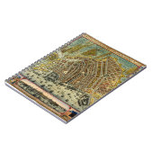 Antike Straßenkarte Amsterdam, Niederlande Notizblock (Linke Seite)