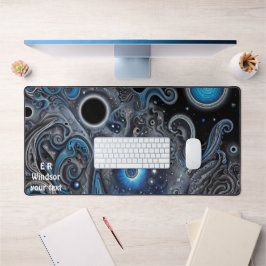 Antike Symbole im lebhaften abstrakten Design Schreibtischunterlage