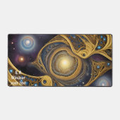 Antike Symbole im lebhaften abstrakten Design Schreibtischunterlage (Vorderseite)