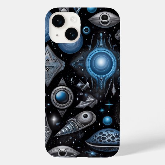 Antike Symbole in lebhaften Farben Case-Mate iPhone Hülle (Rückseite)