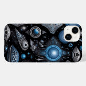 Antike Symbole in lebhaften Farben Case-Mate iPhone Hülle (Rückseite (Horizontal))