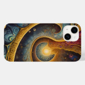 Antike Symbole in lebhaften Farben Case-Mate iPhone Hülle (Rückseite (Horizontal))