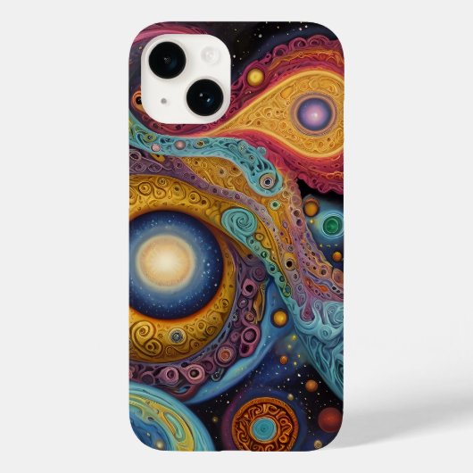 Antike Symbole in lebhaften Farben Case-Mate iPhone Hülle (Rückseite)