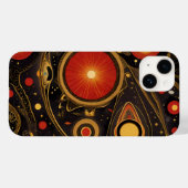 Antike Symbole in lebhaften Farben Case-Mate iPhone Hülle (Rückseite (Horizontal))