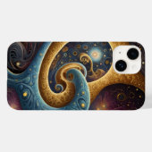 Antike Symbole in lebhaften Farben Case-Mate iPhone Hülle (Rückseite (Horizontal))