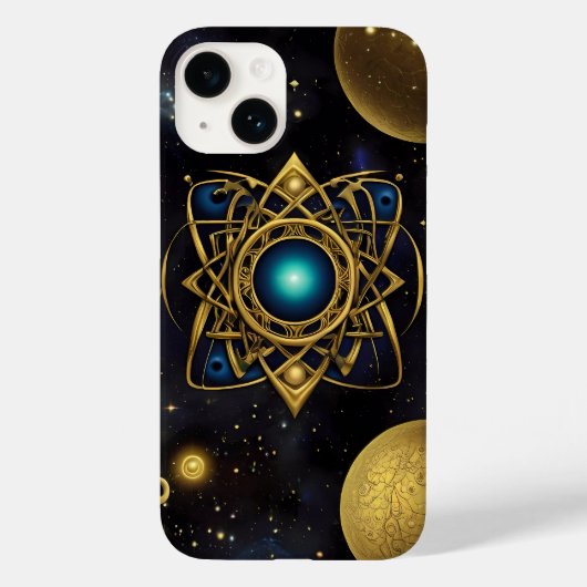 Antike Symbole in lebhaften Farben Case-Mate iPhone Hülle (Rückseite)