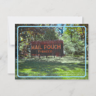 Antike Tabak-Werbeschild-Postkarte Postkarte