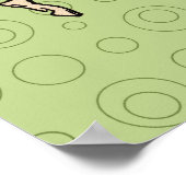 Antike Tanzschweine: Whimsical Vintag Piggy Jig Poster (Ecke)