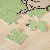 Antike Tanzschweine: Whimsical Vintag Piggy Jig Puzzle (Seite)