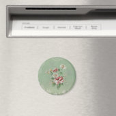 Antike Tapetenblumen Magnet (In Situ (Geschirrspüler))