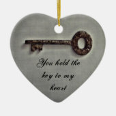 Antike Taste auf grau Keramikornament (Vorne)