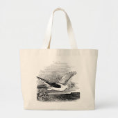 Antike Taube mit Olivenzweig Jumbo Stoffbeutel (Vorne)