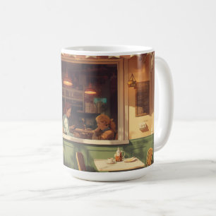 Antike Teddybär-Kaffeetasse Kaffeetasse