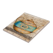 Antike Teekanne Fliese (Seite)