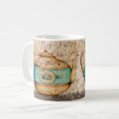 Antike Teekanne Kaffeetasse (Vorderseite Links)