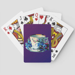 Antike Teetasse Spielkarten
