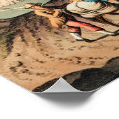 Antike Tempel in Agrigentum aus Sicht Poster (Ecke)